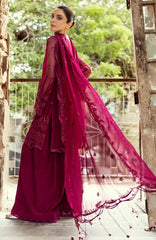 CHIFFON'25 By Qalamkar Unstitched Embroidered Suit 3 Piece -QLMCH25F02- Siofe- Festive Collection