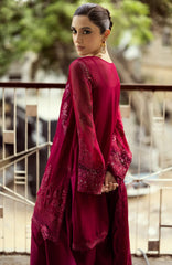 CHIFFON'25 By Qalamkar Unstitched Embroidered Suit 3 Piece -QLMCH25F02- Siofe- Festive Collection