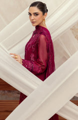 CHIFFON'25 By Qalamkar Unstitched Embroidered Suit 3 Piece -QLMCH25F02- Siofe- Festive Collection
