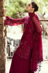 CHIFFON'25 By Qalamkar Unstitched Embroidered Suit 3 Piece -QLMCH25F02- Siofe- Festive Collection