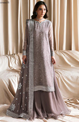Siraya by Zarif Unstitched Embroidered Chiffon 3 Piece Suit - ZRFSRYF-05-SITARA- Wedding Collection