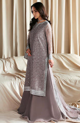 Siraya by Zarif Unstitched Embroidered Chiffon 3 Piece Suit - ZRFSRYF-05-SITARA- Wedding Collection