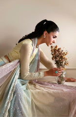 Siraya by Zarif Unstitched Embroidered Chiffon 3 Piece Suit - ZRFSRYF-01-SONAL- Wedding Collection