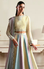 Siraya by Zarif Unstitched Embroidered Chiffon 3 Piece Suit - ZRFSRYF-01-SONAL- Wedding Collection