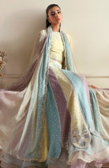 Siraya by Zarif Unstitched Embroidered Chiffon 3 Piece Suit - ZRFSRYF-01-SONAL- Wedding Collection