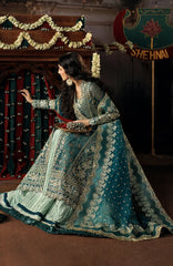 Shehnai by Afrozeh Unstitched Hand work Organza 3 Piece Suit- AFRSHNF -09-Suhan - Wedding Collection