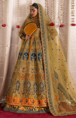 Jhil Mill By Maria Osama Khan Unstitched Hand Embroidered 3 Piece - MOKJM25F- Sunheri