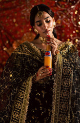 Jhil Mill By Maria Osama Khan Unstitched Hand Embroidered 3 Piece - MOKJM25F-Surmayi- Wedding Collection