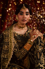 Jhil Mill By Maria Osama Khan Unstitched Hand Embroidered 3 Piece - MOKJM25F-Surmayi- Wedding Collection