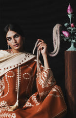 Karandi AW Edit 1 by Jugnu Lahore Unstitched Embroidered Karandi 3 Piece Suit - JUGKRDW-Tazetta - Winter Collection