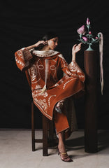 Karandi AW Edit 1 by Jugnu Lahore Unstitched Embroidered Karandi 3 Piece Suit - JUGKRDW-Tazetta - Winter Collection