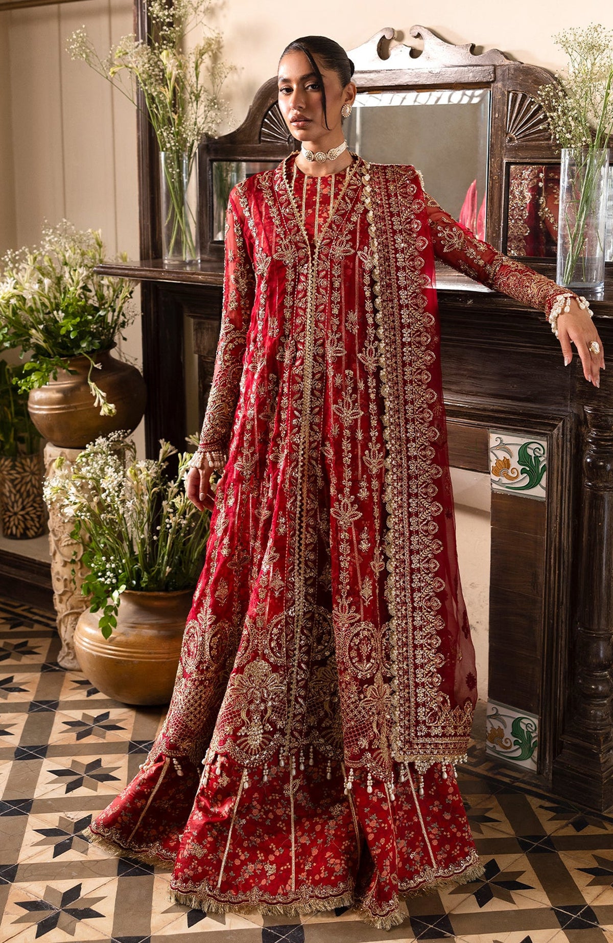 Dastangoi'25 By Afrozeh Embroidered Unstitched - TEAROSE-  Formals Collection