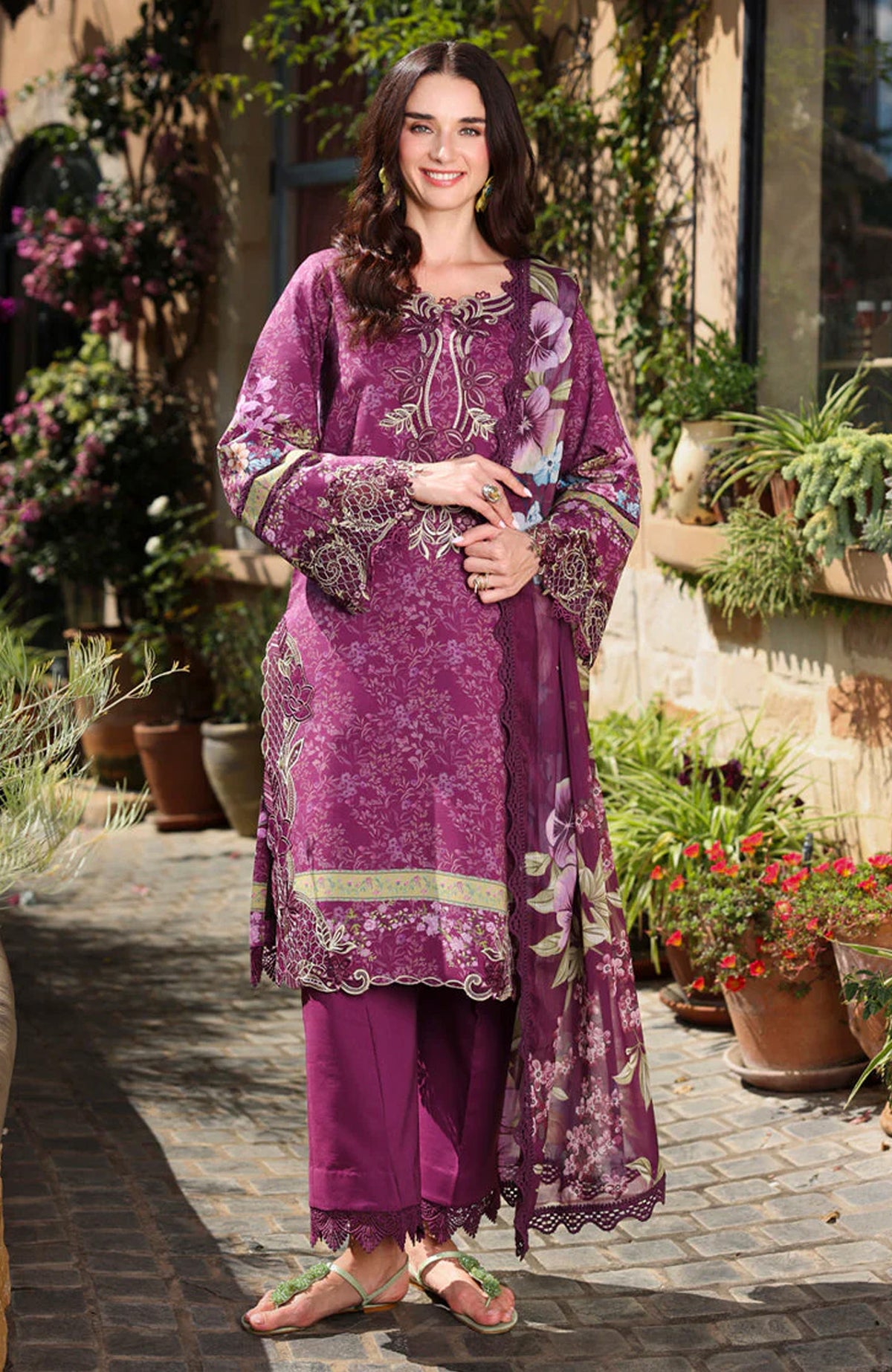 Lifestyle By Rang Rasiya Unstitched Lawn Printed 3 Piece Suit  - RRLSPL -Utopia - Summer Collection