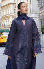 Meet Me in Istanbul By Rangrasiya Unstitched Embroidered Khaddar 3 Piece Suit - RRMIKHDW-VELA- Winter Collection