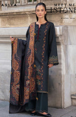 Meet Me in Istanbul By Rangrasiya Unstitched Embroidered Khaddar 3 Piece Suit - RRMIKHDW-VELORA- Winter Collection