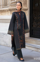Meet Me in Istanbul By Rangrasiya Unstitched Embroidered Khaddar 3 Piece Suit - RRMIKHDW-VELORA- Winter Collection