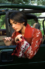 Wilderness by Elaf Unstitched Embroidered Pashmina Shawl  3 Piece Suit ELFWLDW- 2B- WANDER - Winter Collection