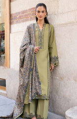Meet Me in Istanbul By Rangrasiya Unstitched Embroidered Khaddar 3 Piece Suit - RRMIKHDW-WILLOW- Winter Collection