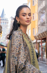 Meet Me in Istanbul By Rangrasiya Unstitched Embroidered Khaddar 3 Piece Suit - RRMIKHDW-WILLOW- Winter Collection