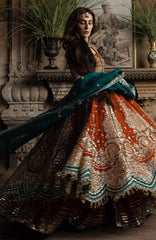 The Doll House By Hussain Rehar Unstitched Korean Silk Embroidered  3 Piece Suit -HRDLHF07-Zarin-  Festive Collection