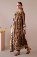 Miraal By Aabyaan Unstitched Embroidered Viscose 3 Piece - ABYMRL25W6- Winter Collection
