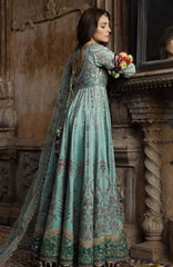 The Doll House By Hussain Rehar Unstitched Korean Silk Embroidered  3 Piece Suit -HRDLHF12-Zeenat-  Festive Collection