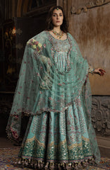 The Doll House By Hussain Rehar Unstitched Korean Silk Embroidered  3 Piece Suit -HRDLHF12-Zeenat-  Festive Collection