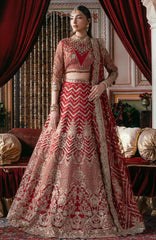 Noor- E- Naaz By Imrozia Unstitched Embroidered 3 Piece - IMRNZ25F54- Zeenat- Wedding Collection