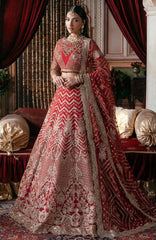 Noor- E- Naaz By Imrozia Unstitched Embroidered 3 Piece - IMRNZ25F54- Zeenat- Wedding Collection