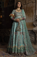 The Doll House By Hussain Rehar Unstitched Korean Silk Embroidered  3 Piece Suit -HRDLHF12-Zeenat-  Festive Collection