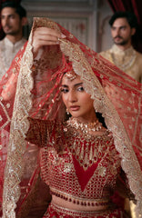 Noor- E- Naaz By Imrozia Unstitched Embroidered 3 Piece - IMRNZ25F54- Zeenat- Wedding Collection