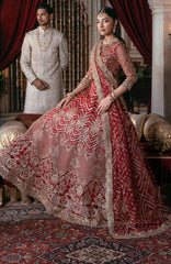 Noor- E- Naaz By Imrozia Unstitched Embroidered 3 Piece - IMRNZ25F54- Zeenat- Wedding Collection