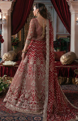 Noor- E- Naaz By Imrozia Unstitched Embroidered 3 Piece - IMRNZ25F54- Zeenat- Wedding Collection