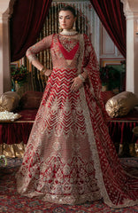 Noor- E- Naaz By Imrozia Unstitched Embroidered 3 Piece - IMRNZ25F54- Zeenat- Wedding Collection