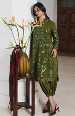Karandi AW Edit 1 by Jugnu Lahore Unstitched Embroidered Karandi 3 Piece Suit - JUGKRDW-Zinia - Winter Collection