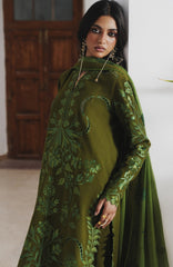 Karandi AW Edit 1 by Jugnu Lahore Unstitched Embroidered Karandi 3 Piece Suit - JUGKRDW-Zinia - Winter Collection