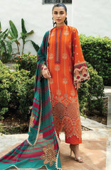 Chikankari By Zainab Chottani Unstitched Lawn Embroidered 3 Piece - ZC25CK-Zyna 1A- Summer Collection