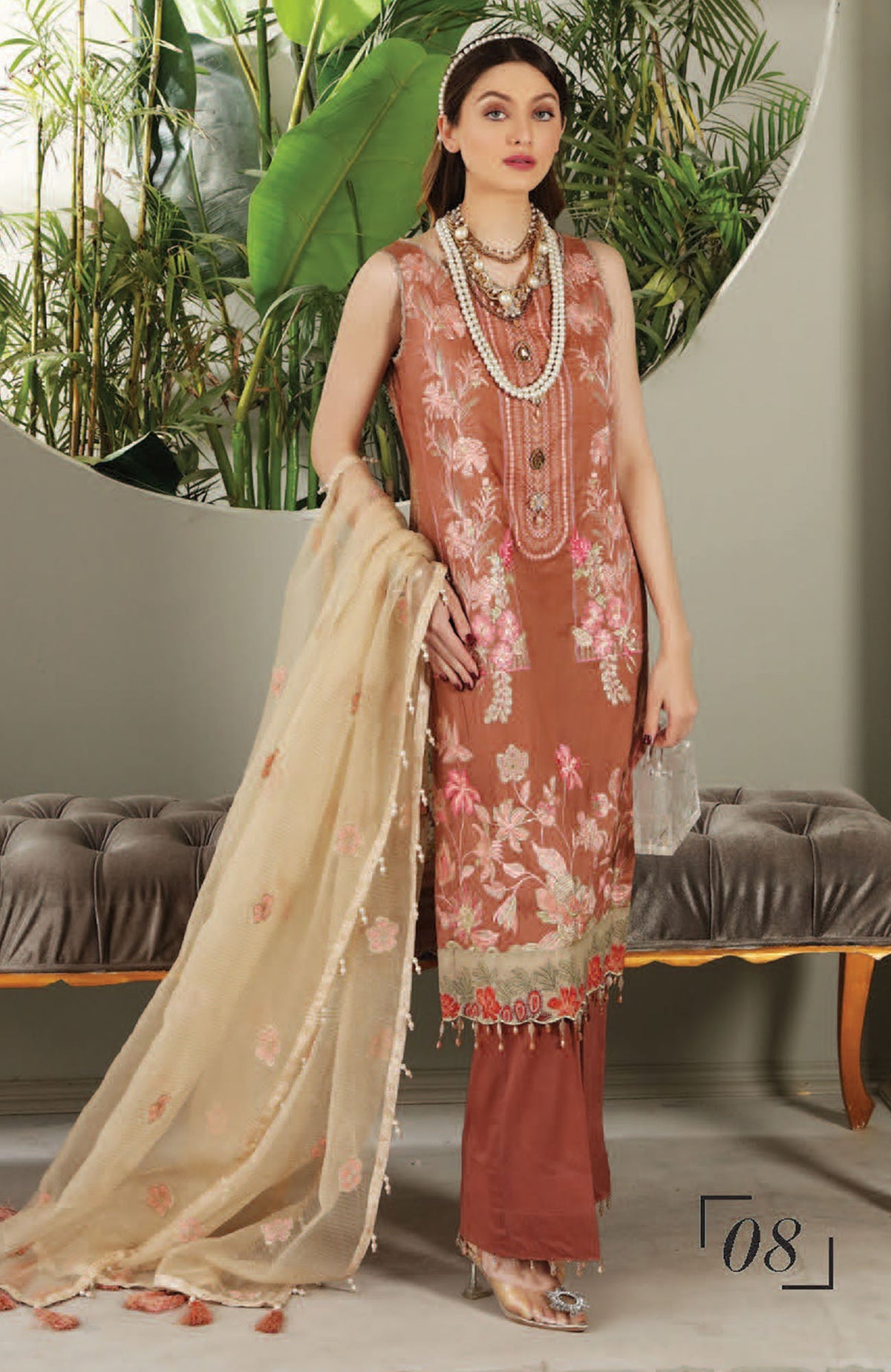 Festive Hues Premium Embroidered Lawn'21 by Al Zohaib