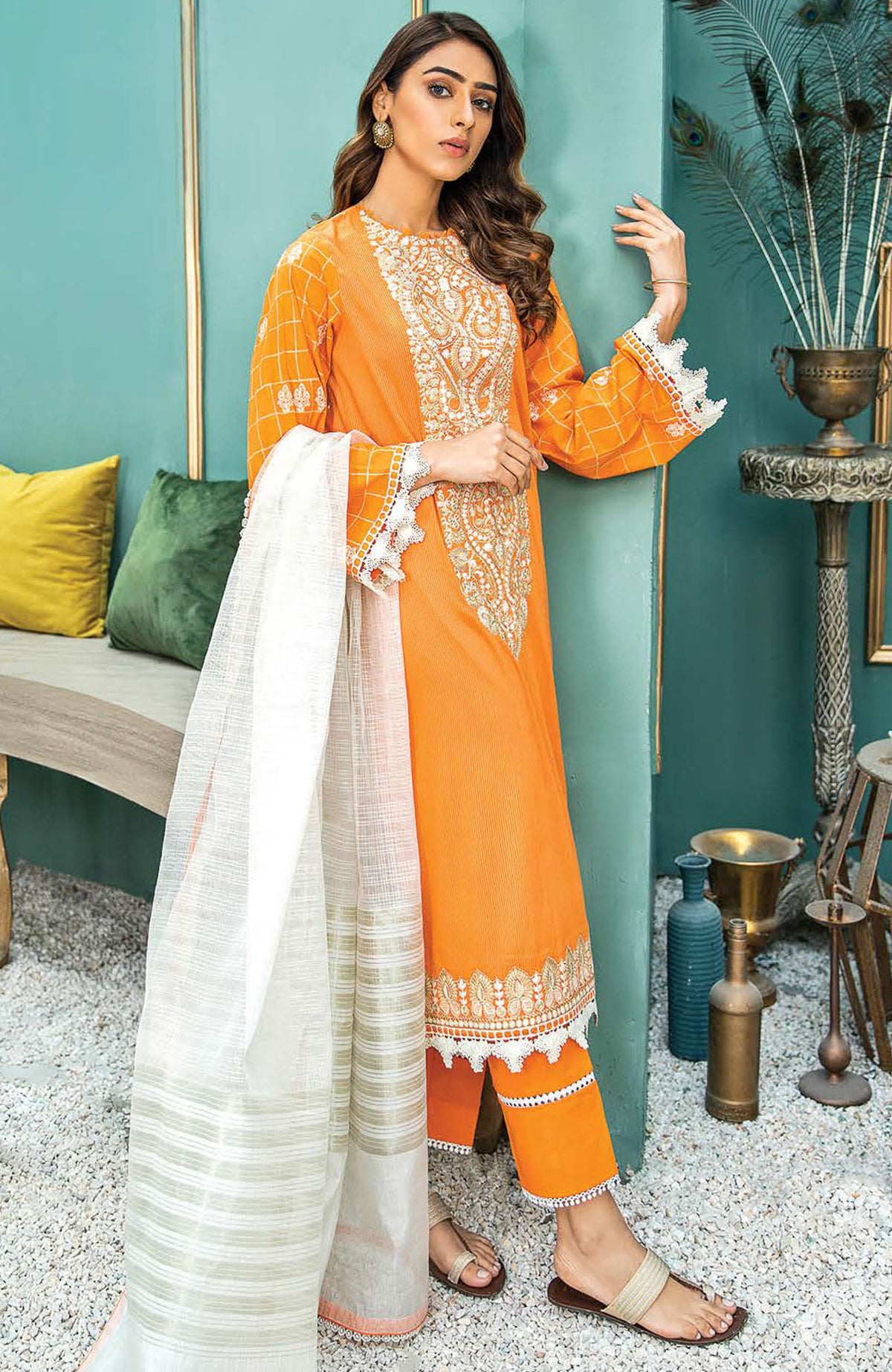 Luxury Lawn'21 By Aabyaan