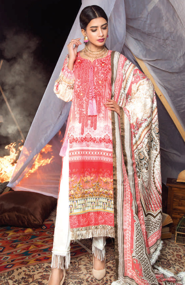 Wintry Breeze Embrd.Shawl Collection'20