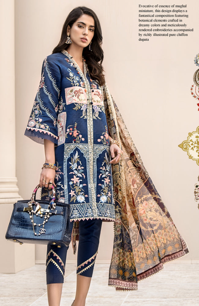 Noor Luxury Lawn'20 by Sadia Asad