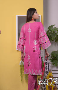Embroidered Linen Winter'20 by Halima Sultan