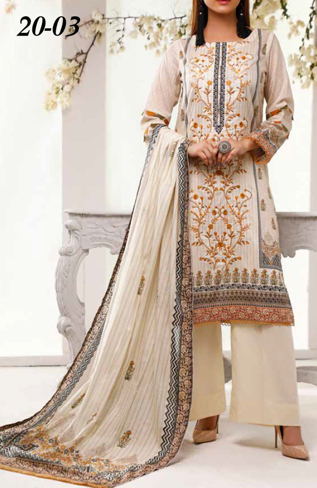 Shahkar Embroidered Lawn’20 by VS Textiles