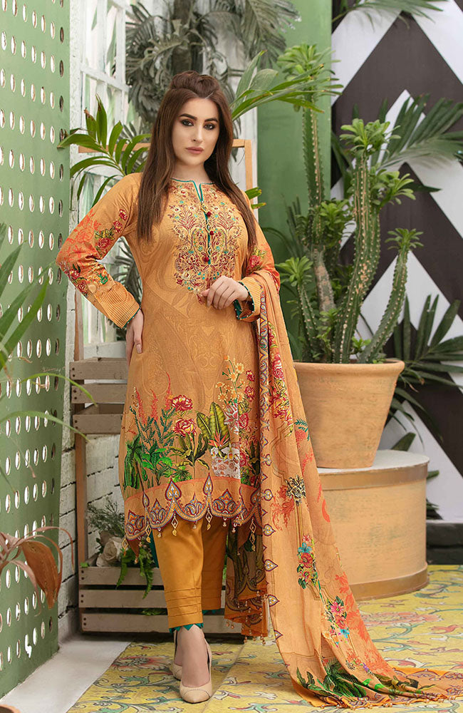 Fashion Trove Embrd.Lawn'20 by Amna Sohail